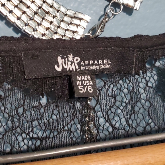 Jump Apparel Eyelash Fringed A-line Bodycon Dress - Black - Picture 4 of 10